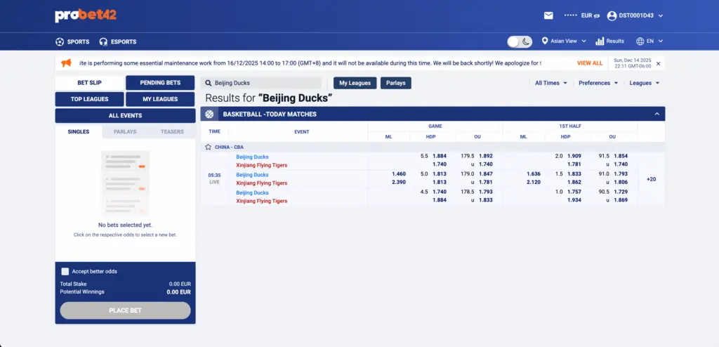 ProBet42 sur MadMarket donnant accès aux cotes Pinnacle et PS3838 sans limitation